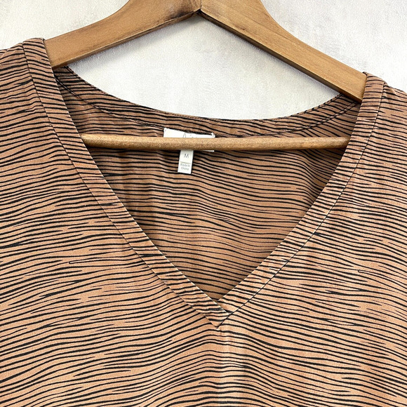 Joie‎ Silk Boxy Shell Blouse Womens Medium Minimalist Lagenlook Oversized J108 - Picture 4 of 8